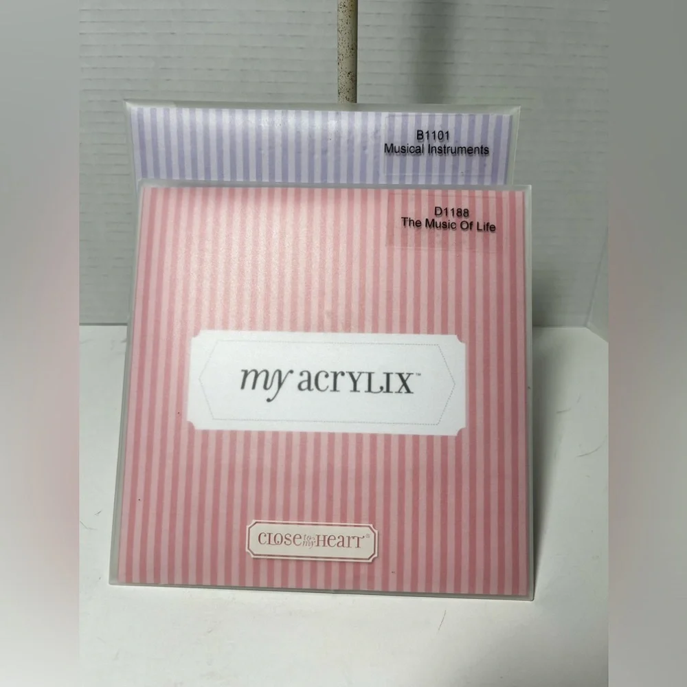 Close to my Heart Music-Themed Acrylic Stamp sets